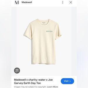 Madewell men’s size large Mother Nature T-shirt Madewell x Charity: Water